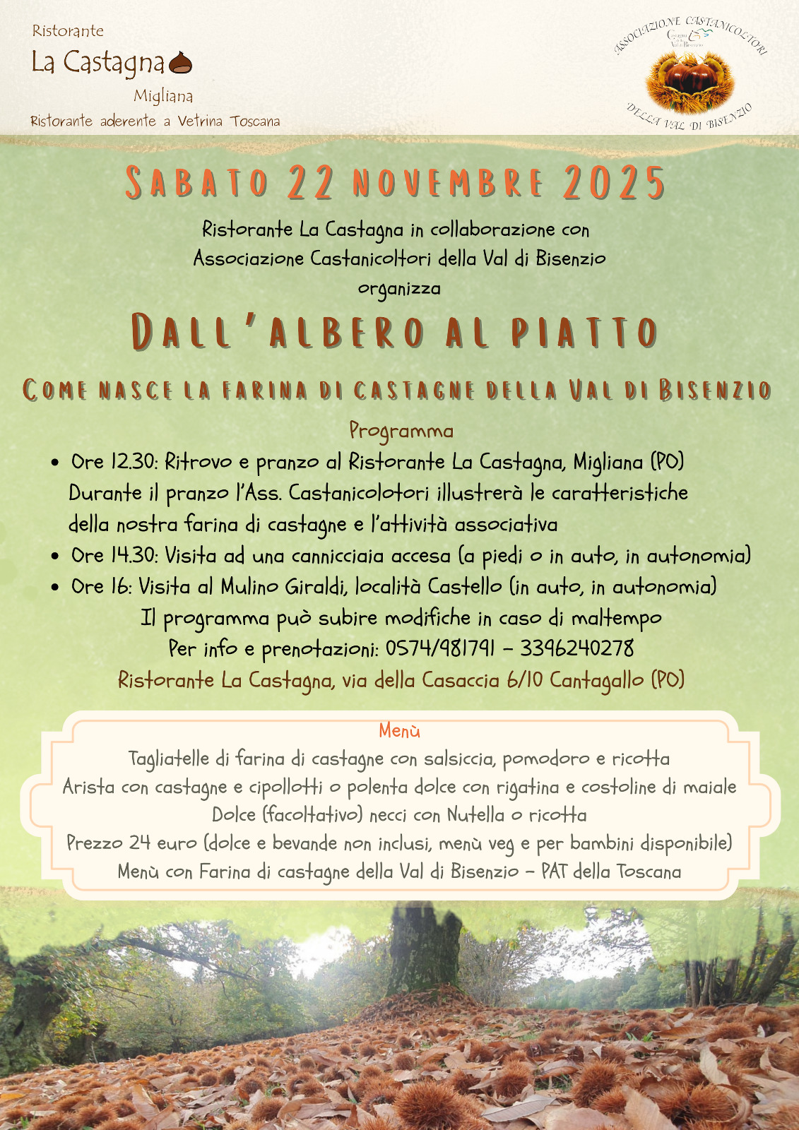 Ristorante La Castagna Migliana