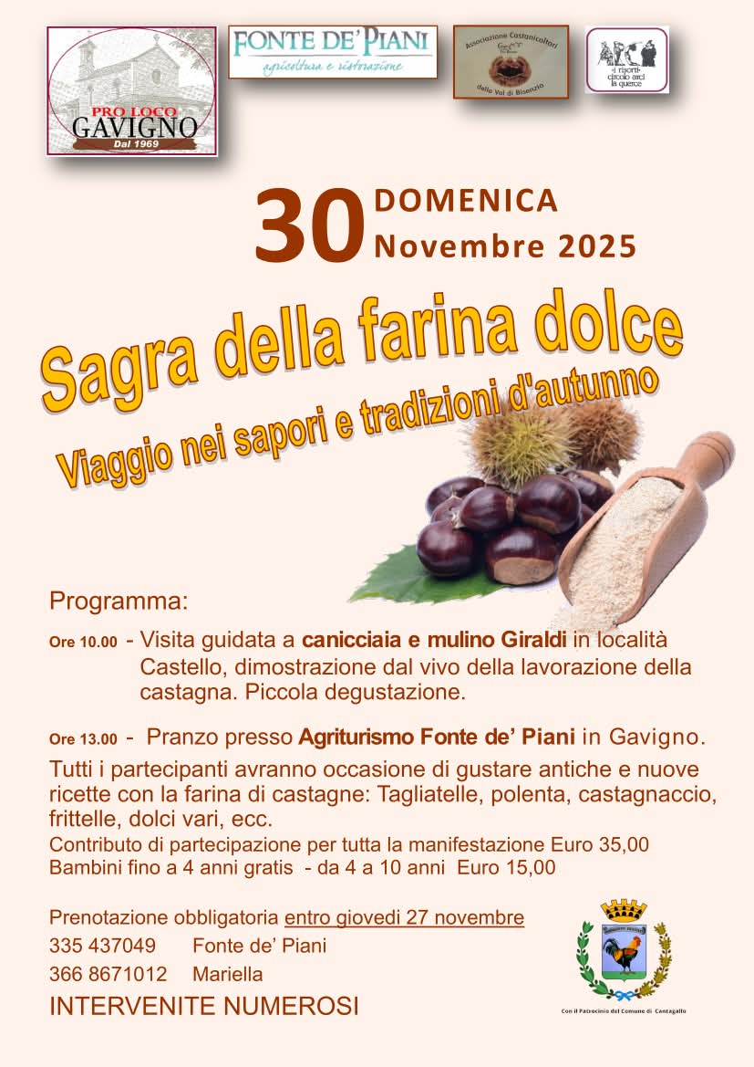 Sagra della Farina Dolce a Gavigno
